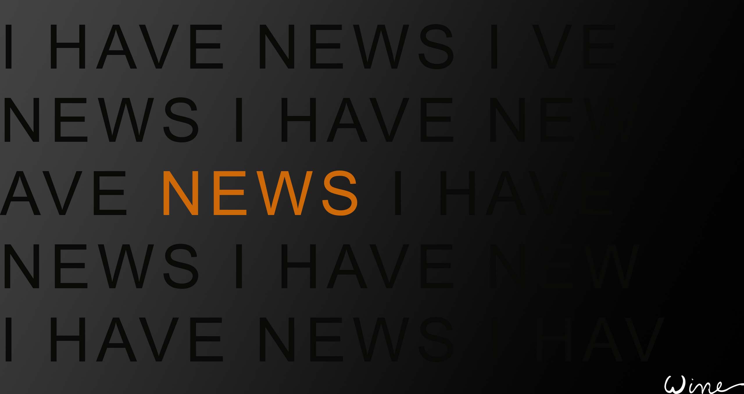 I HAVE NEWS - ORANJE@2560X1356