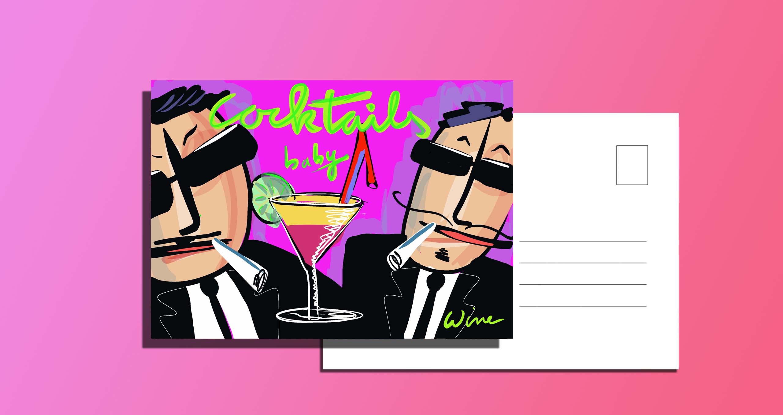 ANSICHTKAART-COCKTAILS BABY@2560X1356