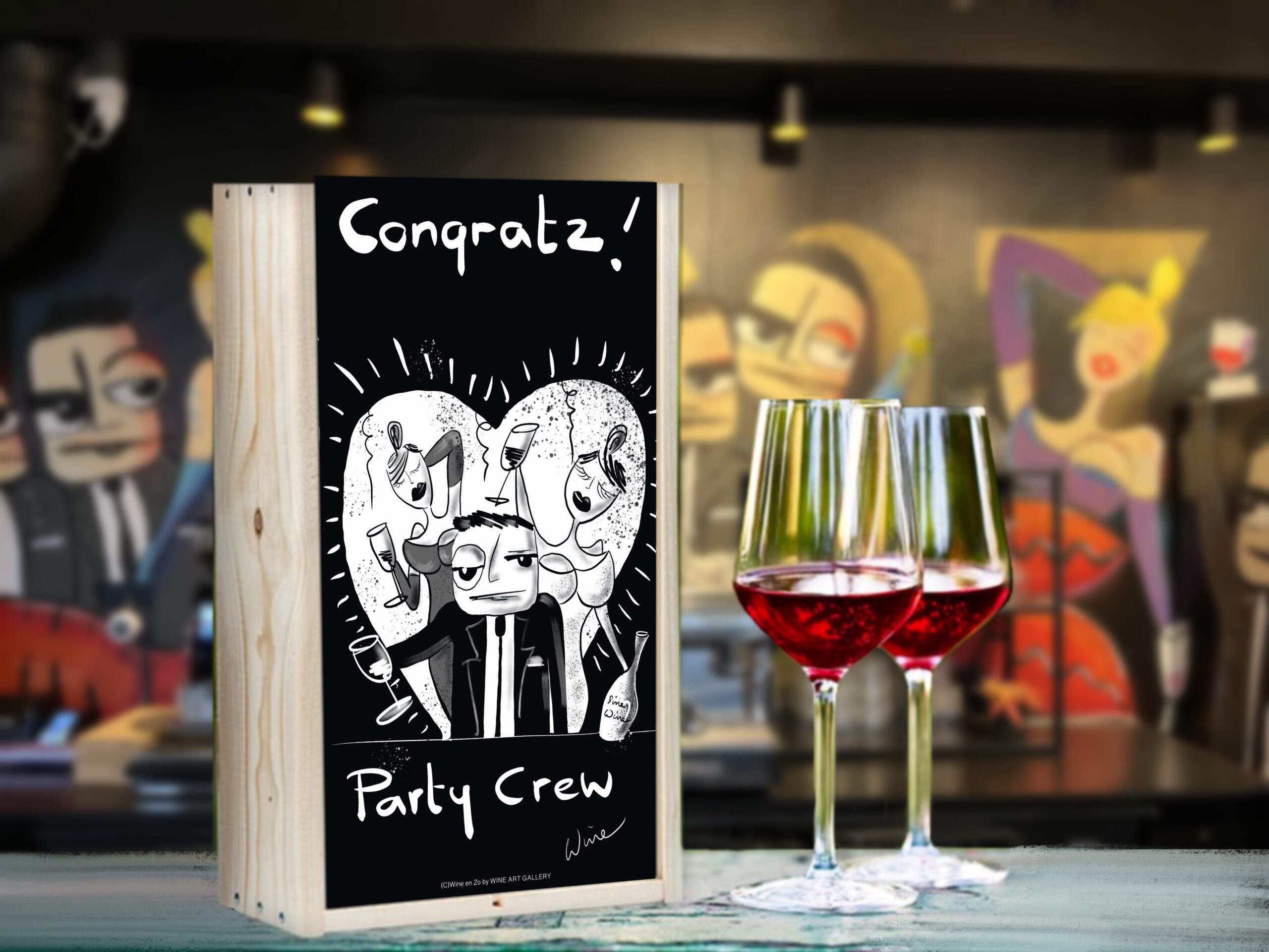 Wine Art - Geoffrey wijn - Wijnkist
